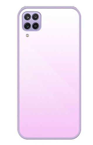 Capa com Tampo de Vidro Lilás para Redmi 9C