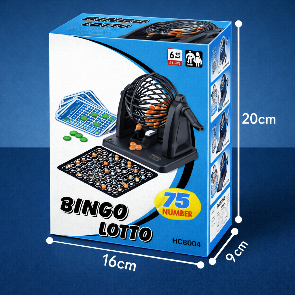 Jogo Bingo 75 Números com Globo Manual