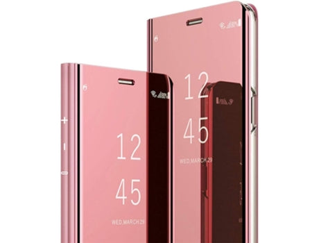 Capa Flip Samsung G988 Galaxy S20 Ultra 5G Clear View Rosa