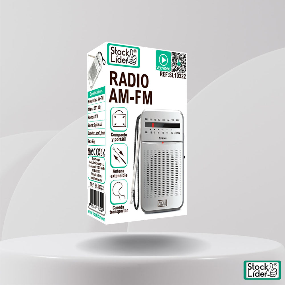 Rádio AM/FM Portátil