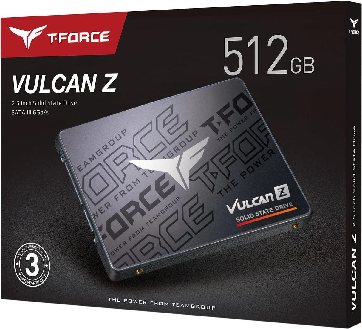 SSD Team Group T-FORCE VULCAN Z 512GB 2.5" SATA – T253TZ512G0C101