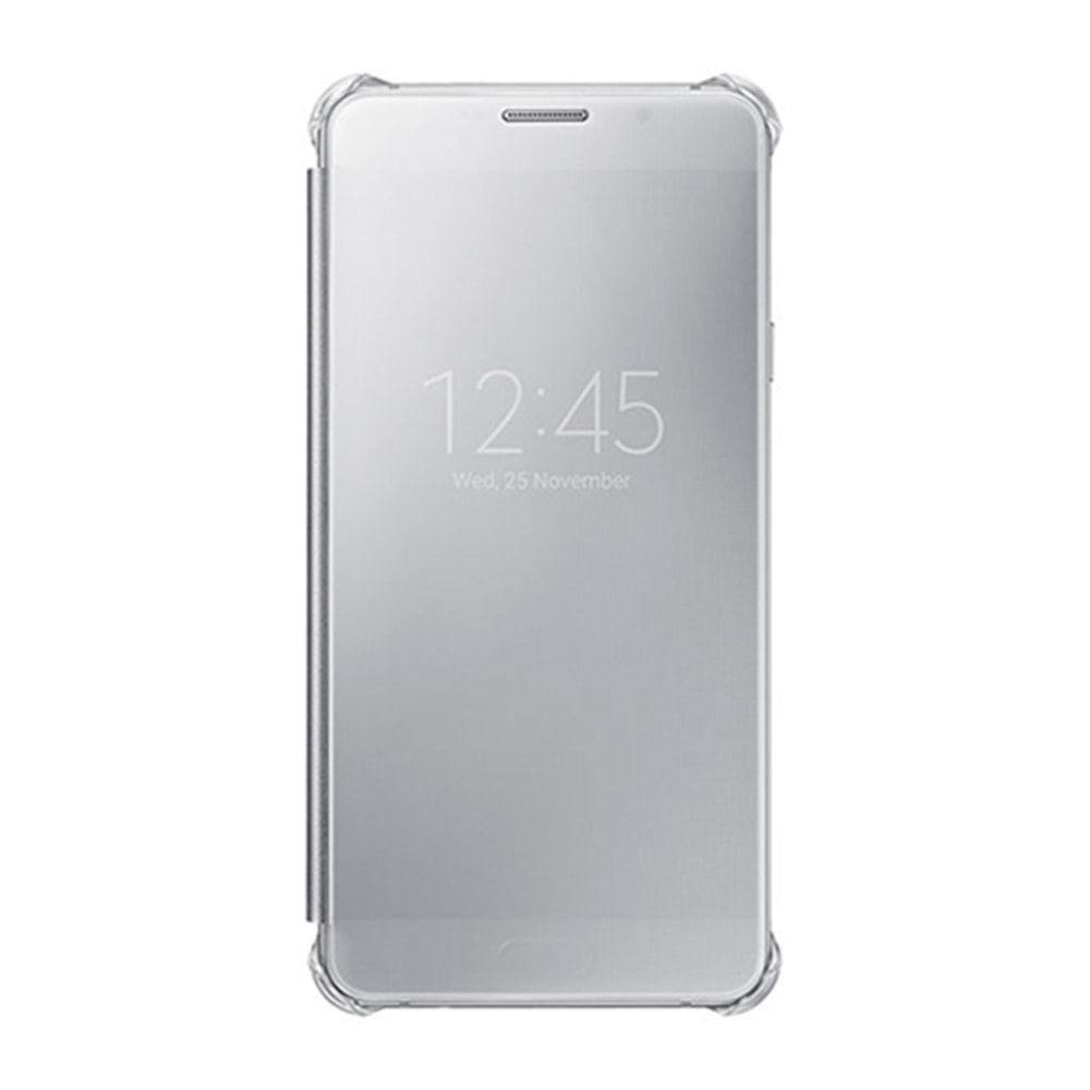 Capa Original Samsung Clear View Cover para Galaxy A7 (2016) – Cinzento