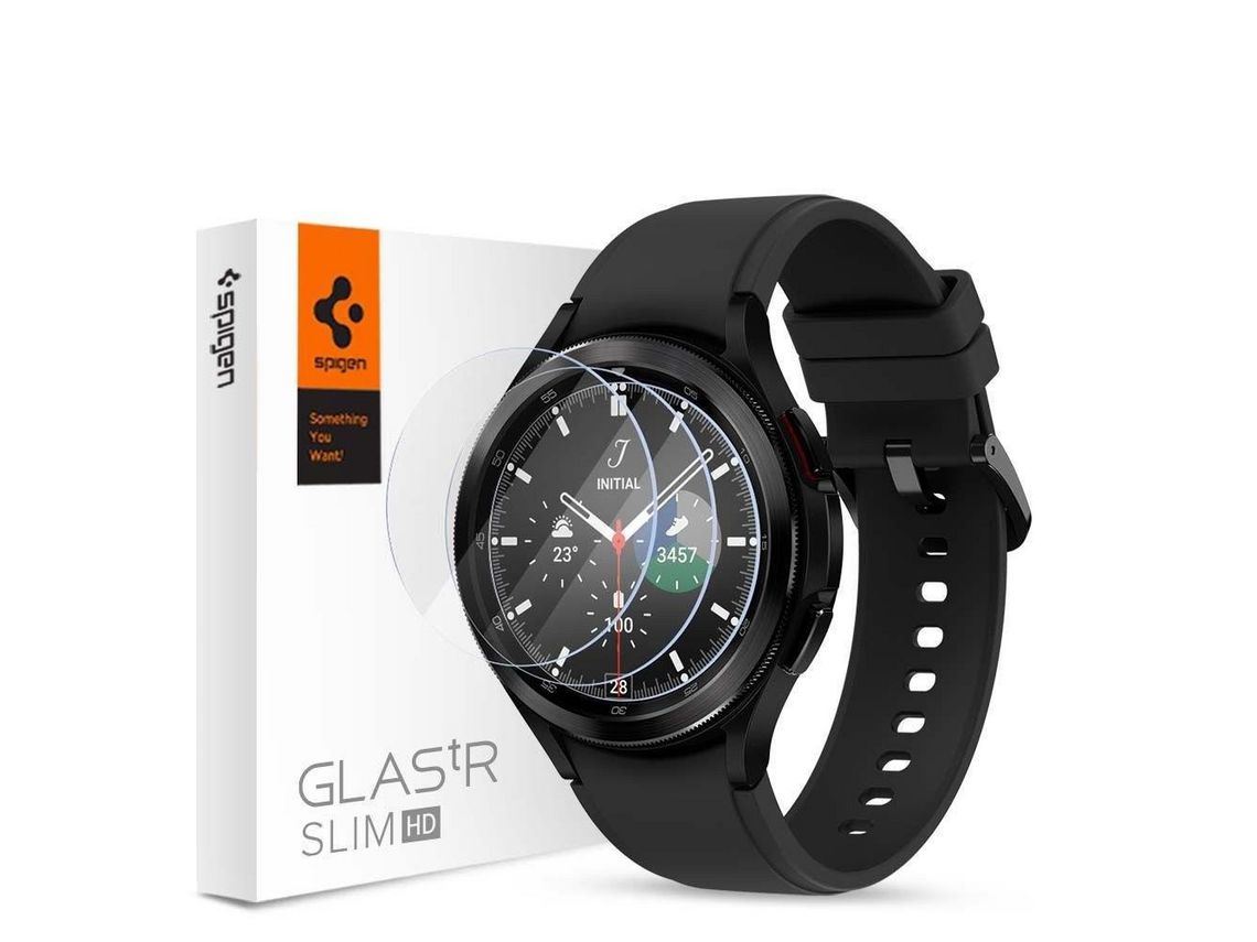 Película para Samsung Galaxy Watch 4 Classic 42mm SPIGEN Vidro Temperado Transparente