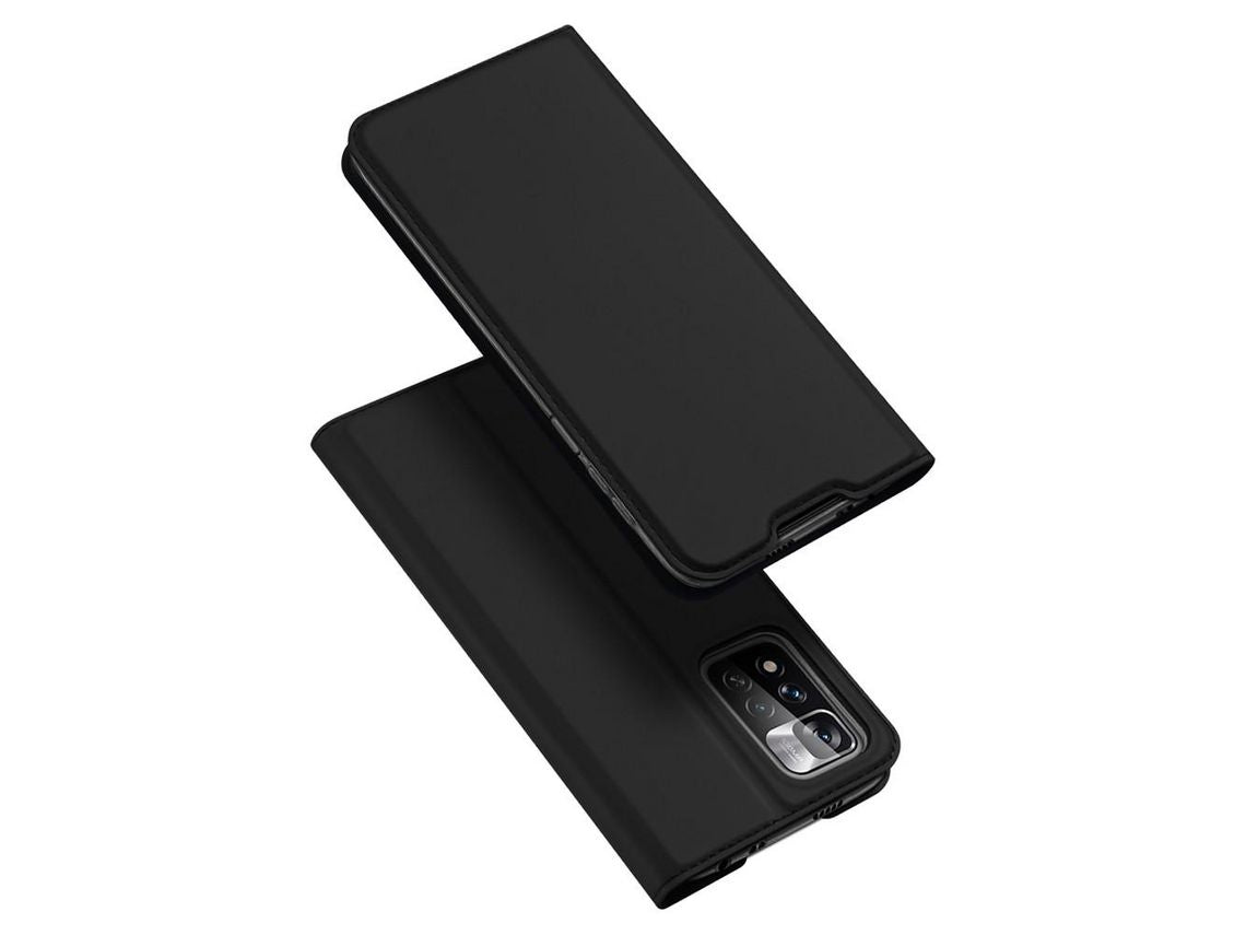 Capa Dux Ducis em Pele Sintética para Xiaomi Redmi Note 11 Pro / Note 11 Pro Plus - Preto