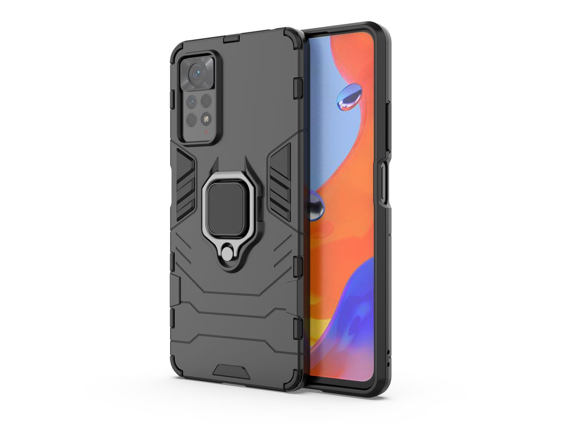 Capa Xiaomi Redmi Note 11S HURTEL Rígida Soft Preto