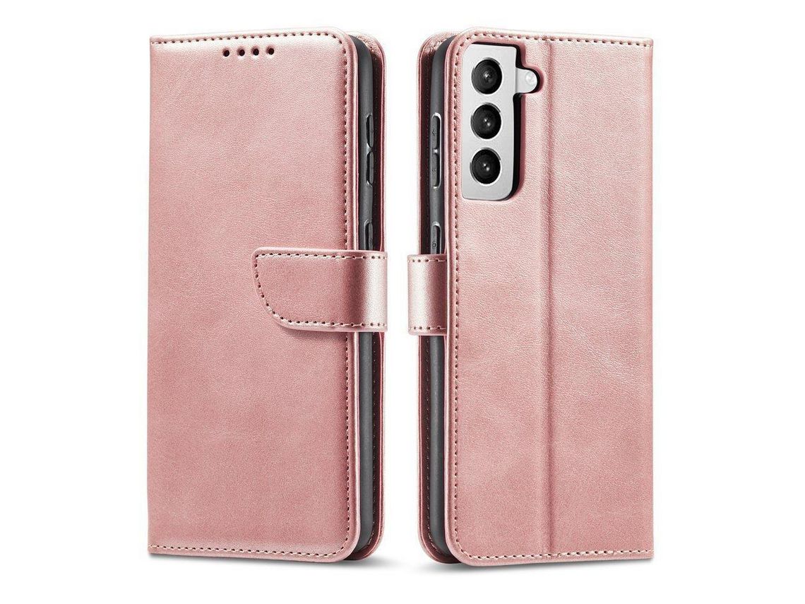 Capa para Samsung Galaxy S22 Ultra HURTEL Magnética Rosa