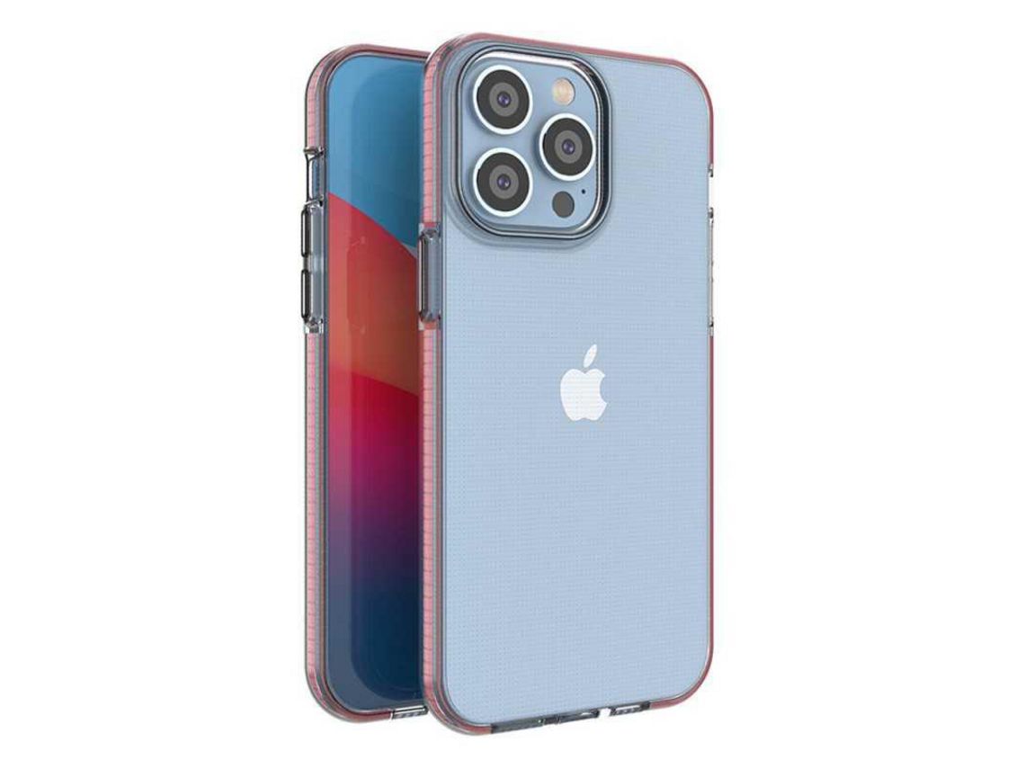 Capa Spring Case para iPhone 14 Pro Max – Rosa Claro