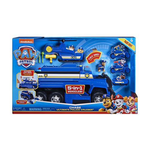 Patrulha Pata Camião De Polícia Deluxe 5 em 1