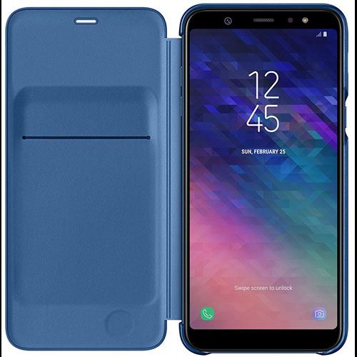 Capa Carteira Original Samsung para Galaxy A6+ EF-WA605 – Azul