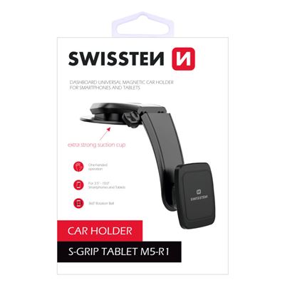 Swissten Suporte de Carro  S-Grip Tablet M5-R1
