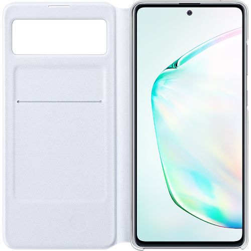 Capa Original Samsung S View para Note10 Lite - Branco