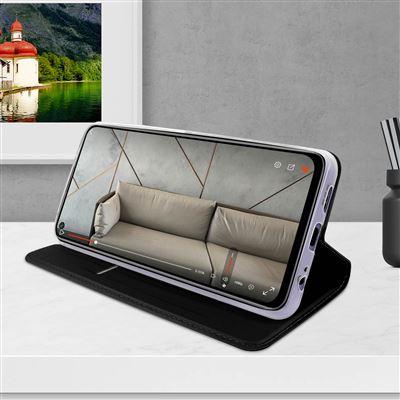 DUX DUCIS Skin Pro Capa Livro para Xiaomi Redmi Note 9T 5G preto