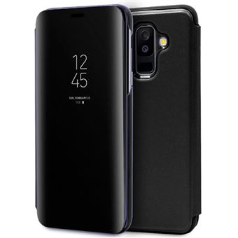 Capa Livro COOL para Samsung A605 Galaxy A6 Plus Clear View Preto