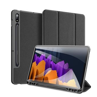 Capa Livro Horizontal Dux Ducis Domo Multi Angle para Galaxy Tab S7 11'' – Preto
