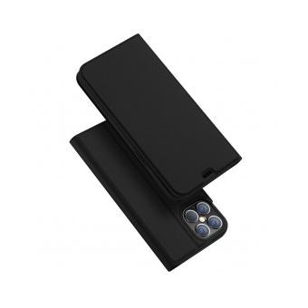Capa Livro Dux Ducis Skin Pro iPhone 12 Pro Max - Preto