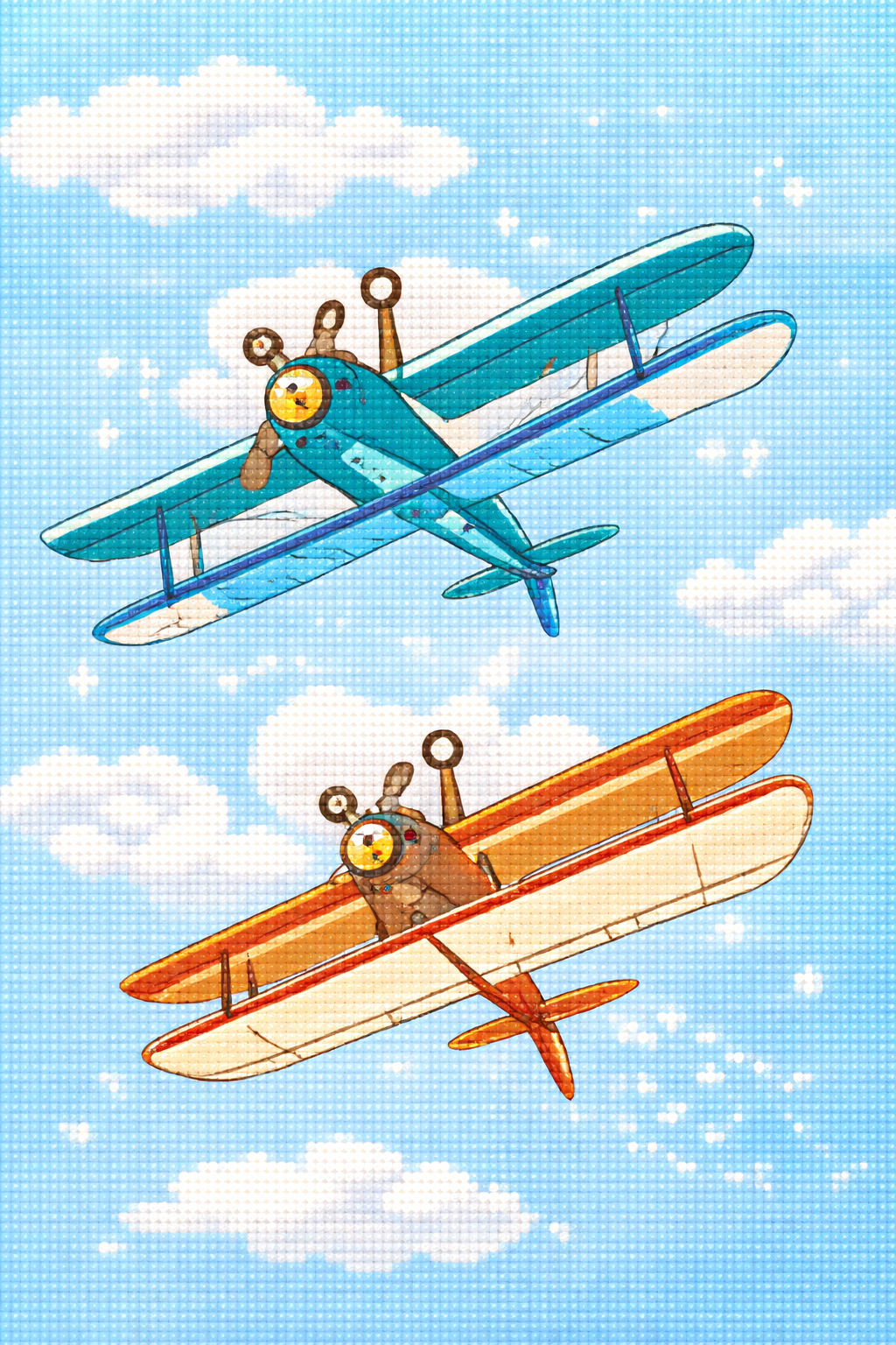 Kit Pintura Diamantes 5D 20x20 cm – Diamond Painting