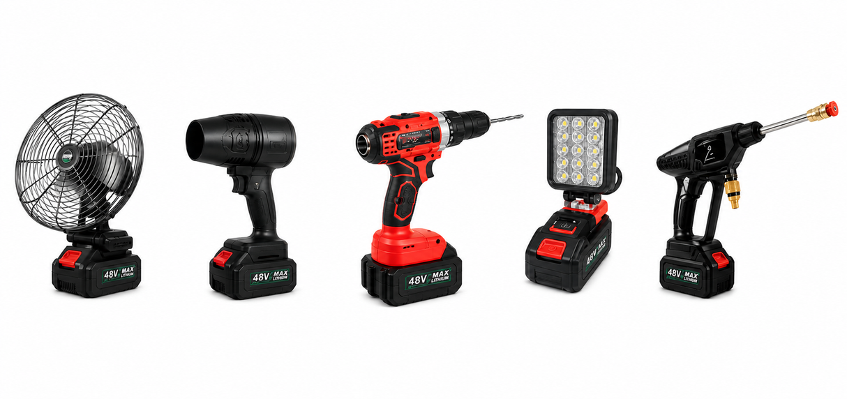 Bateria Recarregável 48V 9000mAh