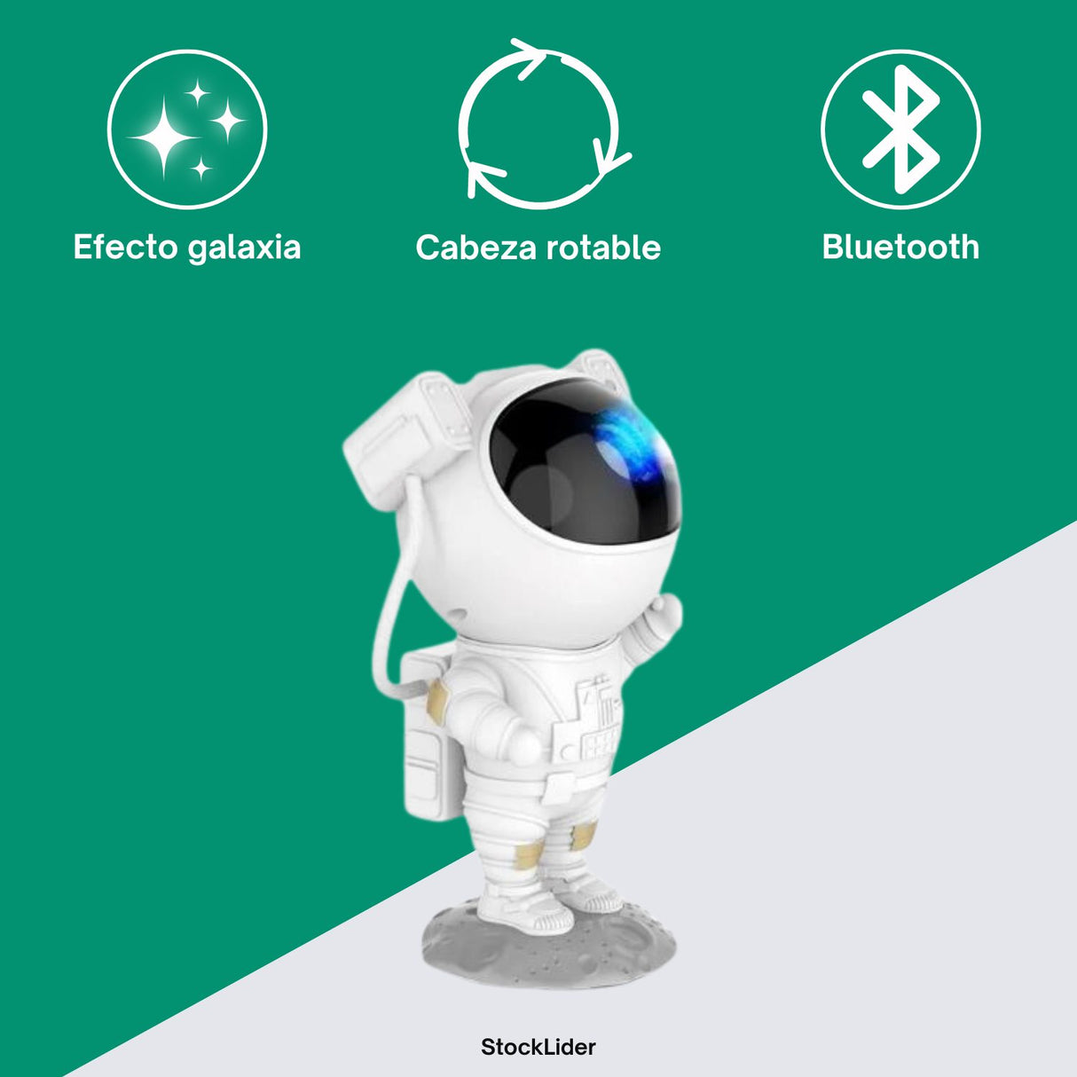 Projetor de Astronauta com Alto-falante Bluetooth