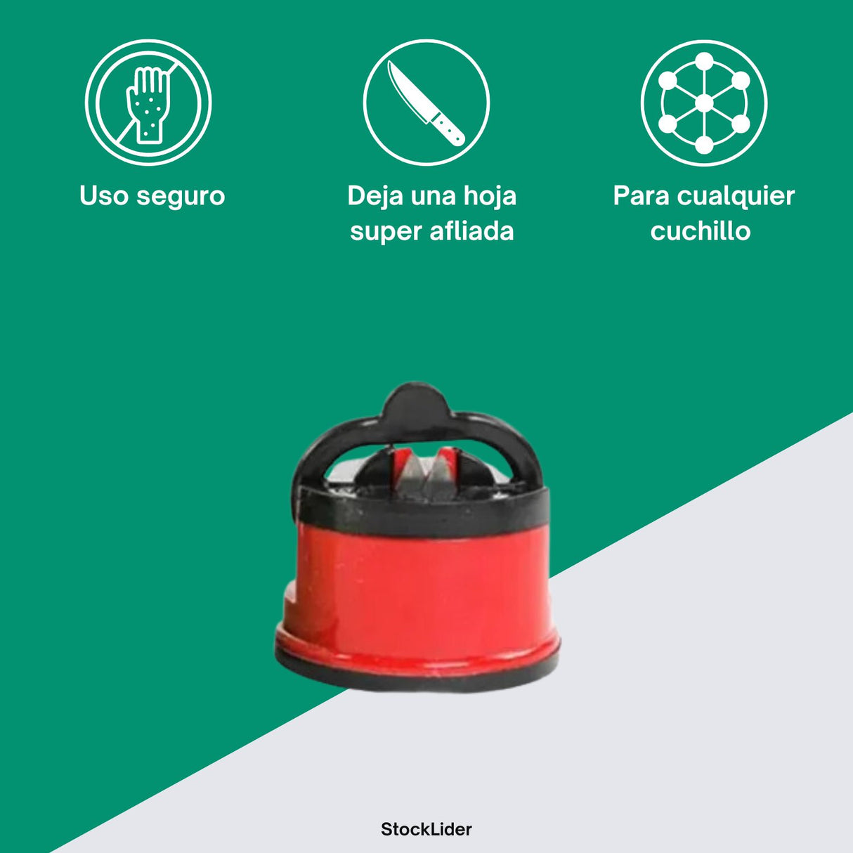 Afiador de Facas com Ventosa