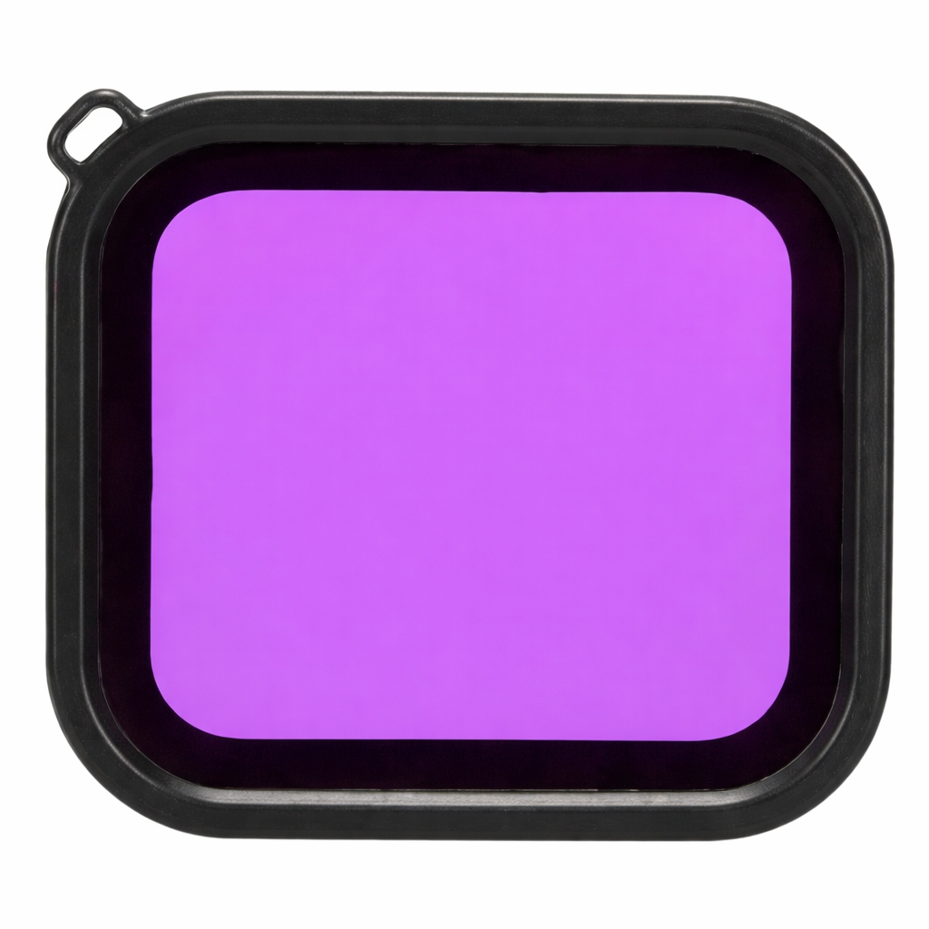 Filtro de Mergulho para GoPro Hero 7/6/5 / Hero 2018 Roxo
