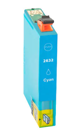 Tinteiro Epson Compatível 26 XL, T2632 azul