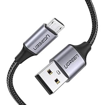 Cabo Ugreen US290 60148 USB-A / Micro USB 2.4A 2m - Cinzento