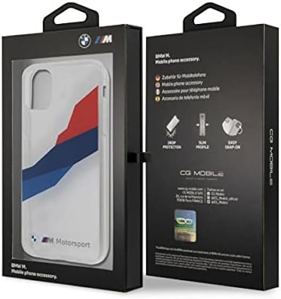 Capa Original Antichoque BMW Desportiva para Iphone 11 Transparente
