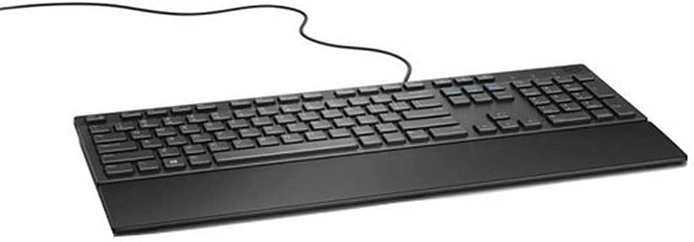 Teclado com Fios DELL 580-ADGS | Idioma: Espanhol | Preto