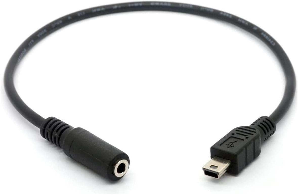 Cabo Mini USB para Jack 3,5 Fêmea (25cm) - Multi4you®