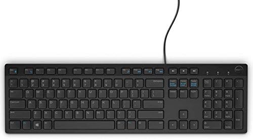 Teclado com Fios DELL 580-ADGS | Idioma: Espanhol | Preto