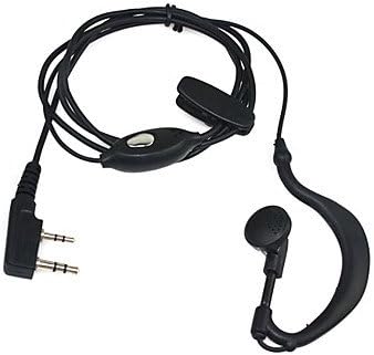 Auricular para Rádio Walkie Talkie com Microfone e PTT 2 Pinos - Multi4you®