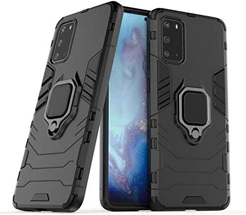 Capa Samsung Galaxy S20 Plus anel anti-choque preto