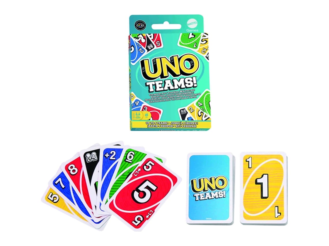 Jogo Uno Teams (Idade Mínima Recomendada: 7 Anos)