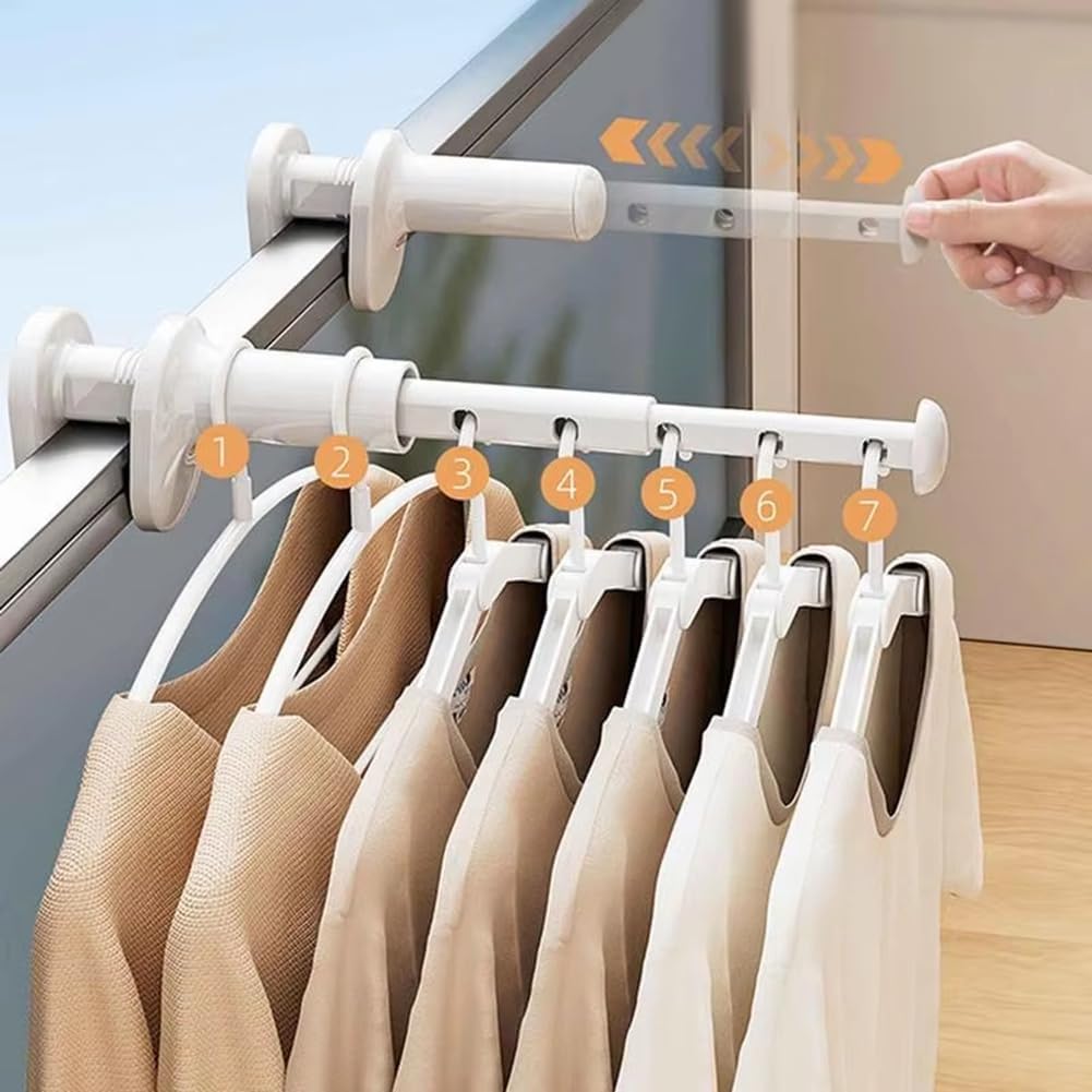 Cabide Retrátil Branco – 12 a 30 cm SL10847