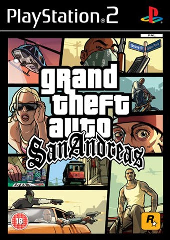 Jogo Grand Theft Auto San Andreas - PS2 (GRADE B)
