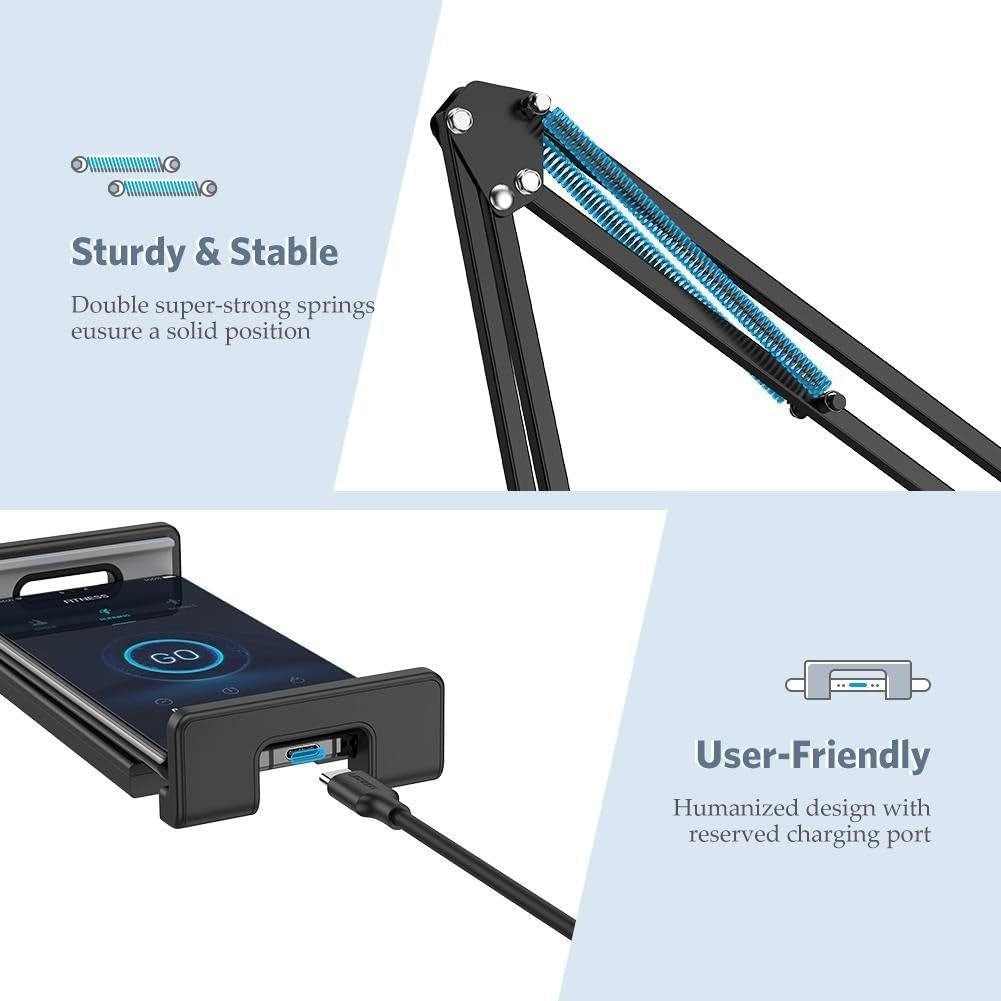 Suporte de Telemóvel e Tablet UGREEN LP142 Ajustável com Braço Articulado para Mesa