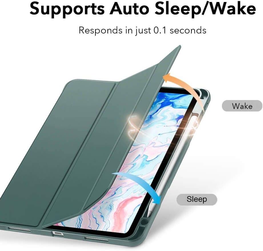 Capa ESR Rebound Pencil para iPad Air 4 2020 / 5 2022 - preta