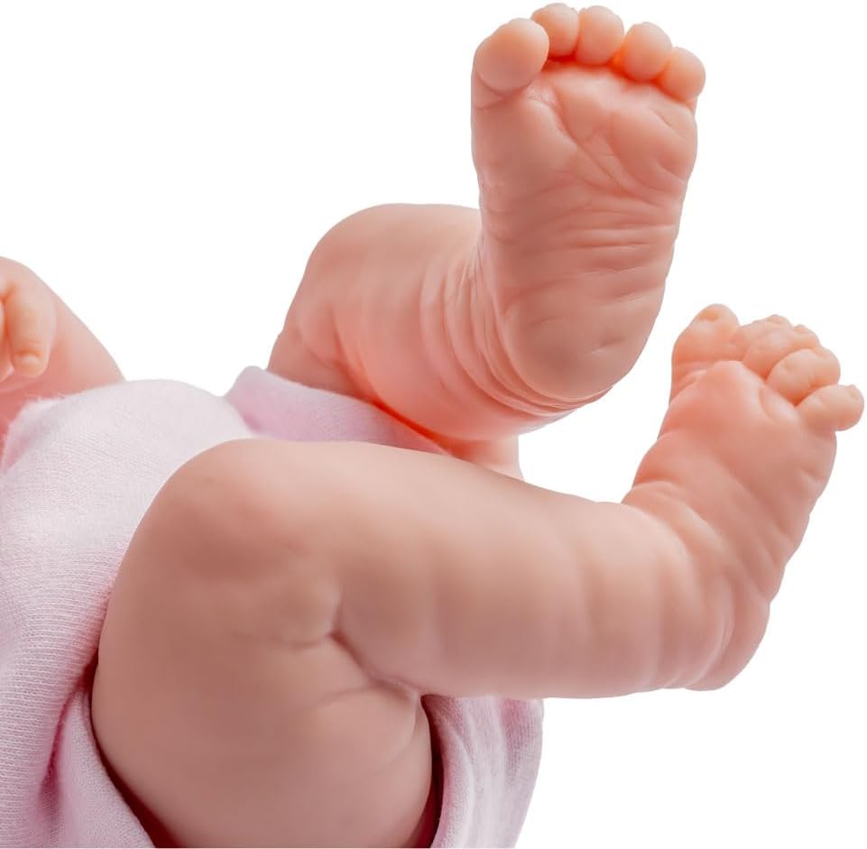 Bebé Reborn Realista 36cm - Boneca Artesanal com Detalhes Incríveis