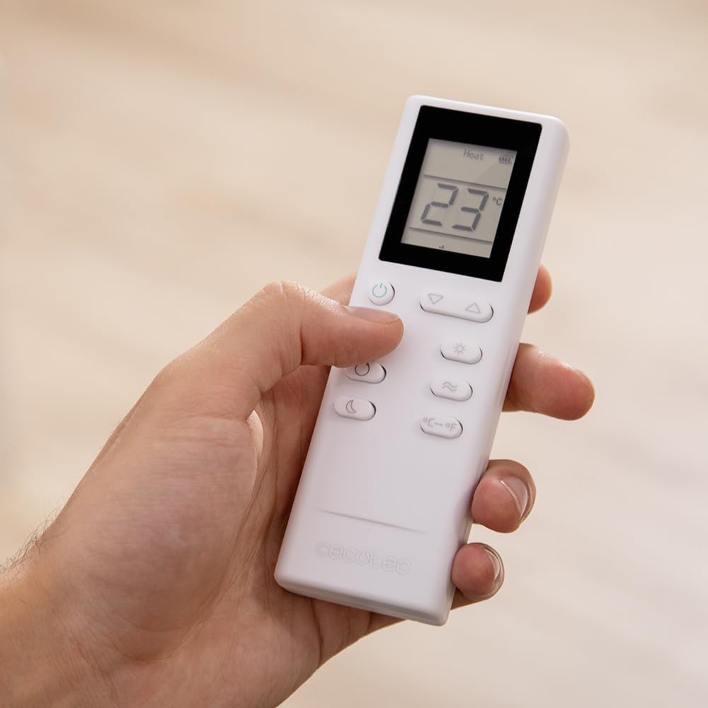 Cecotec Ar condicionado portátil com controlo remoto e bomba de calor ForceClima 12600