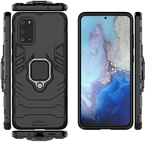 Capa Samsung Galaxy S20 Plus anel anti-choque preto