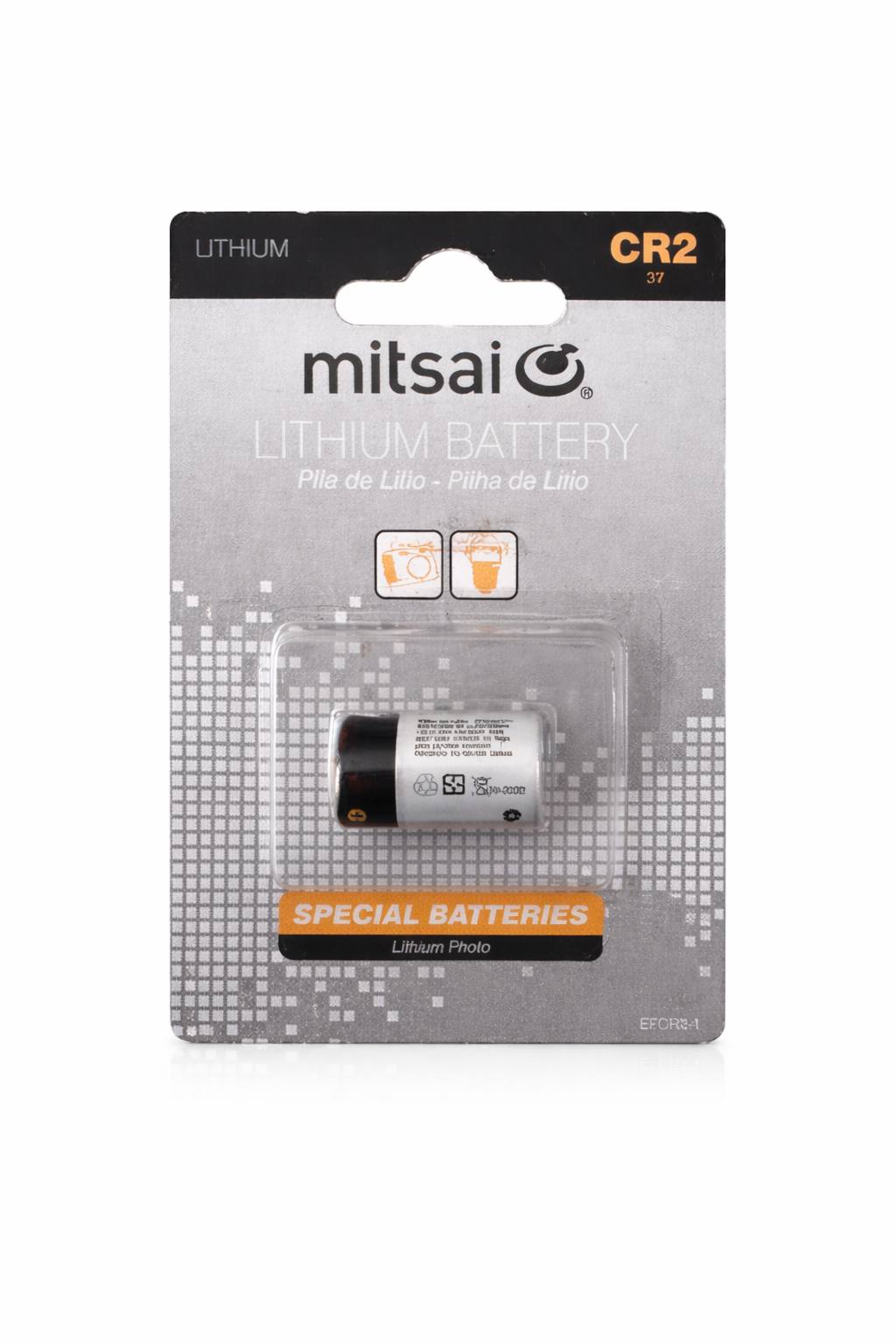 Pilha de Lítio CR2 3V – Mitsai