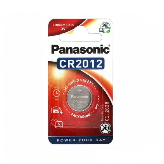Pilha Panasonic CR2012 3V Lítio – Pack Unitário