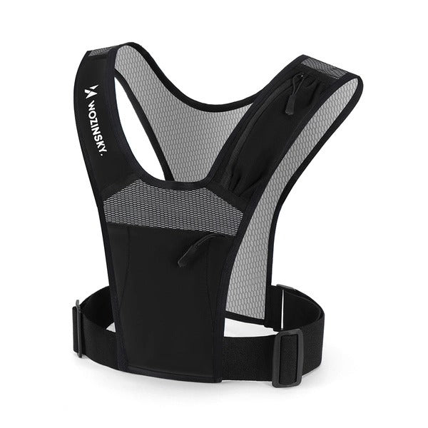 Colete Refletivo de Corrida Wozinsky WKDB1 - Preto