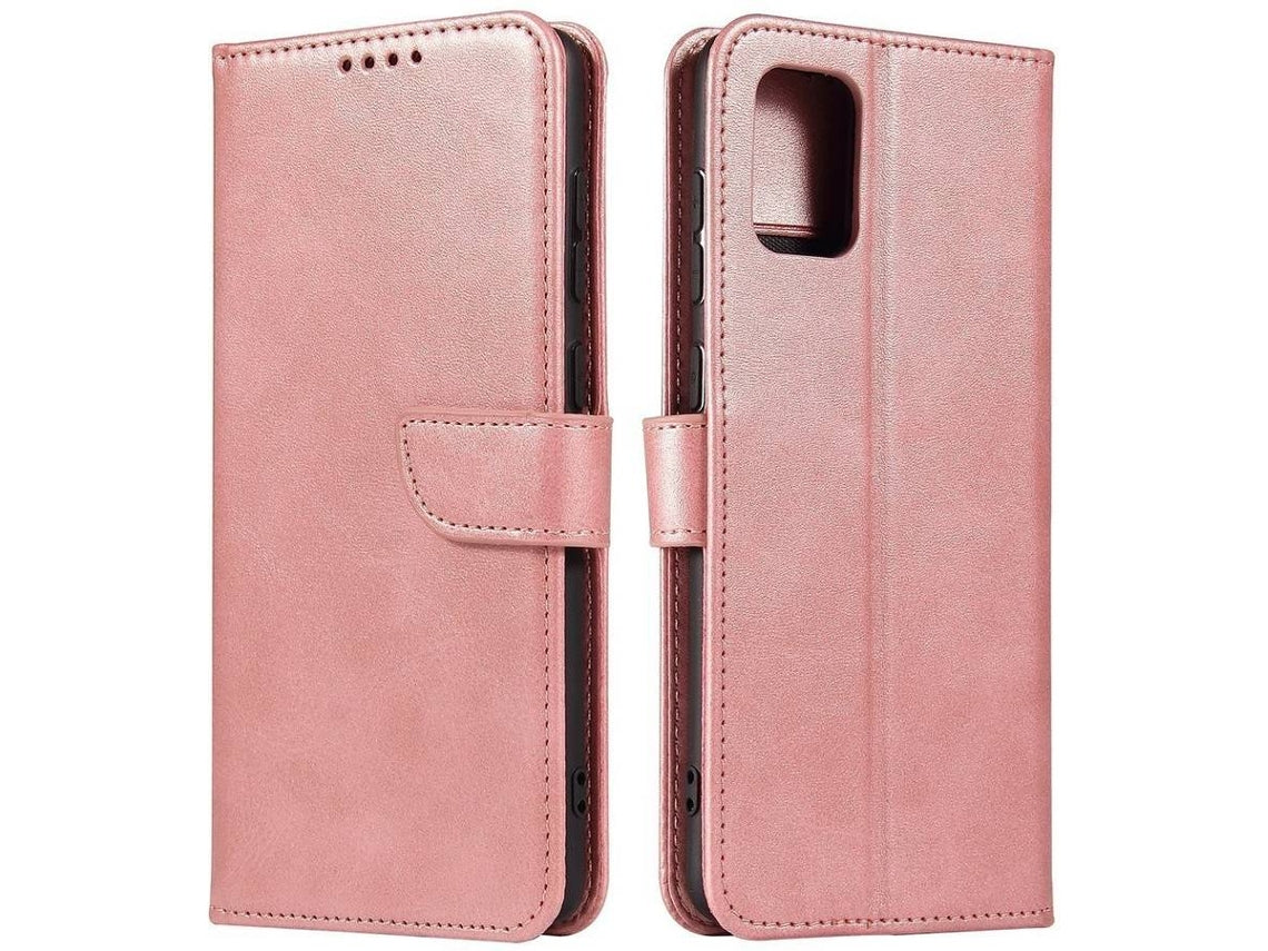 Capa Samsung Galaxy A71 LMOBILE Livro Rosa