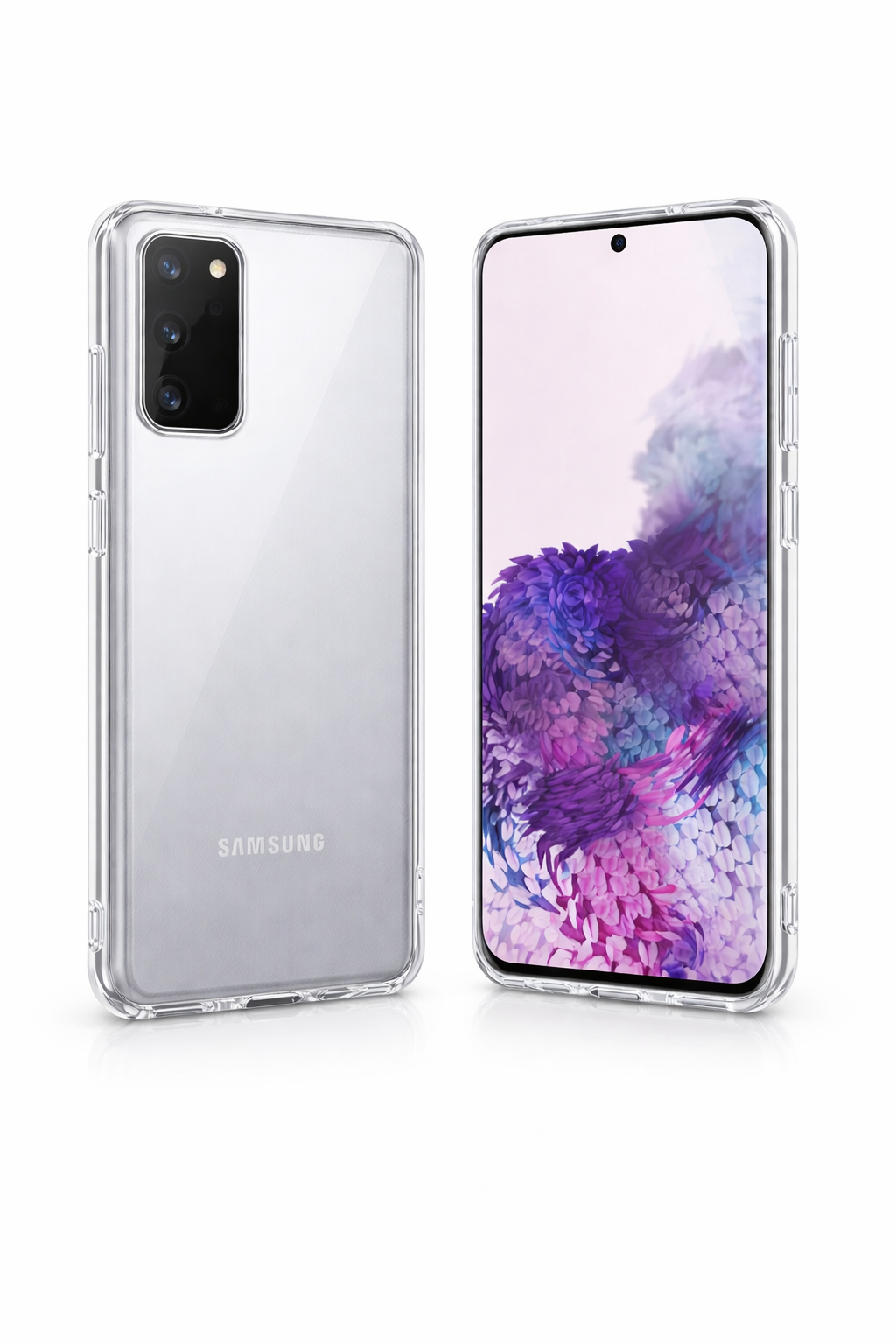 Capa Silicone Transparente 2.0 TPU – Samsung Galaxy S20