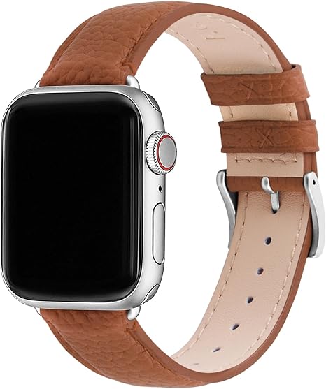 Pulseira de couro sintetico 38/40mm castanho - Multi4you®