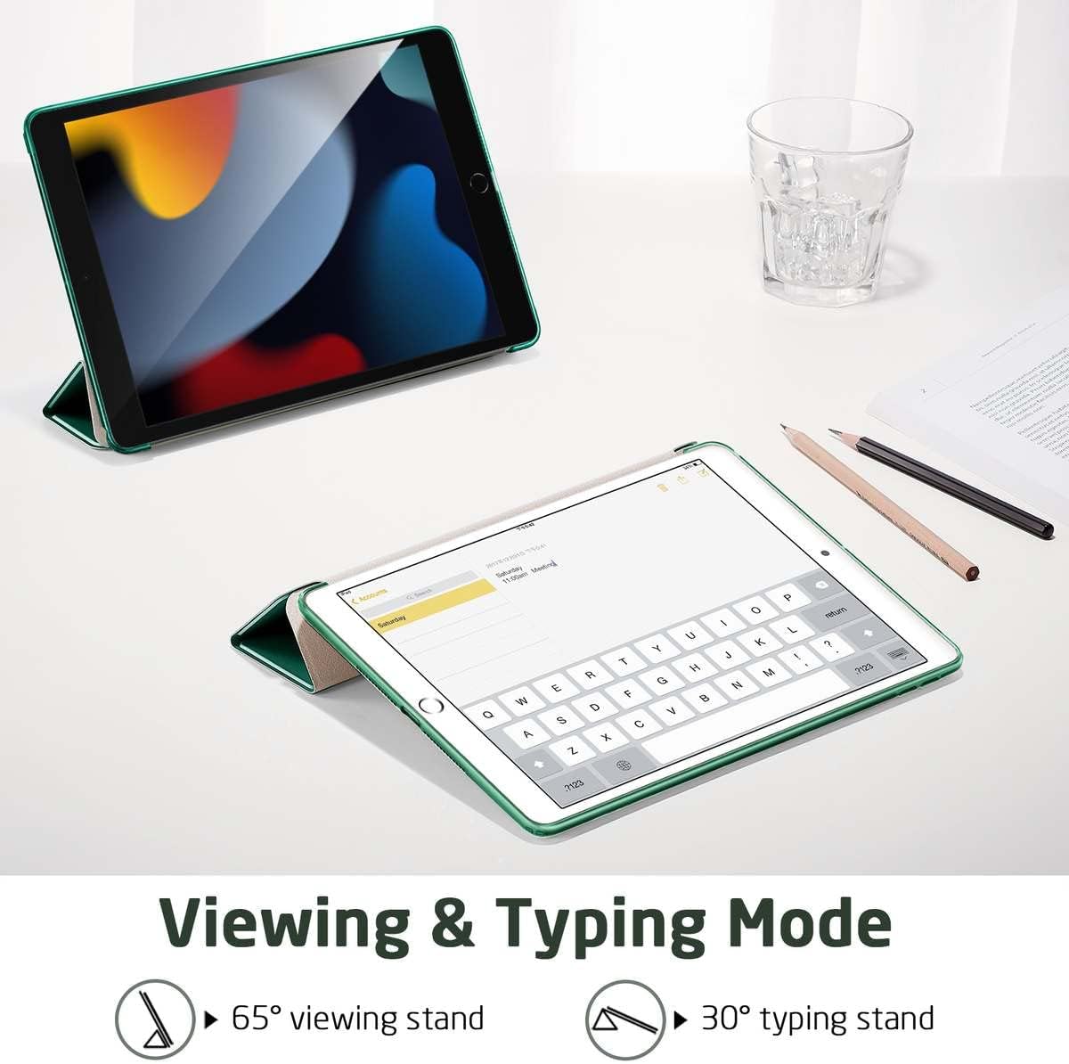 Capa Ipad 10.2 2019 E 2020 E 2021 ESR Livro Verde
