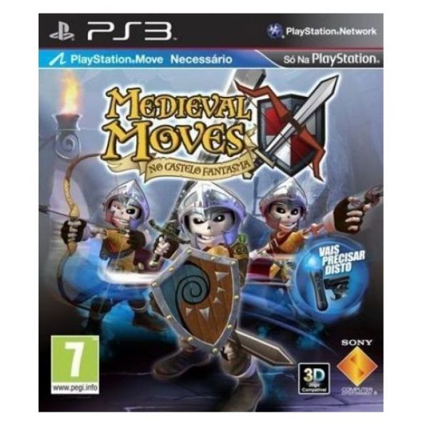 Jogo Medieval Moves No Castelo Fantasma PS3 - (GRADE A)