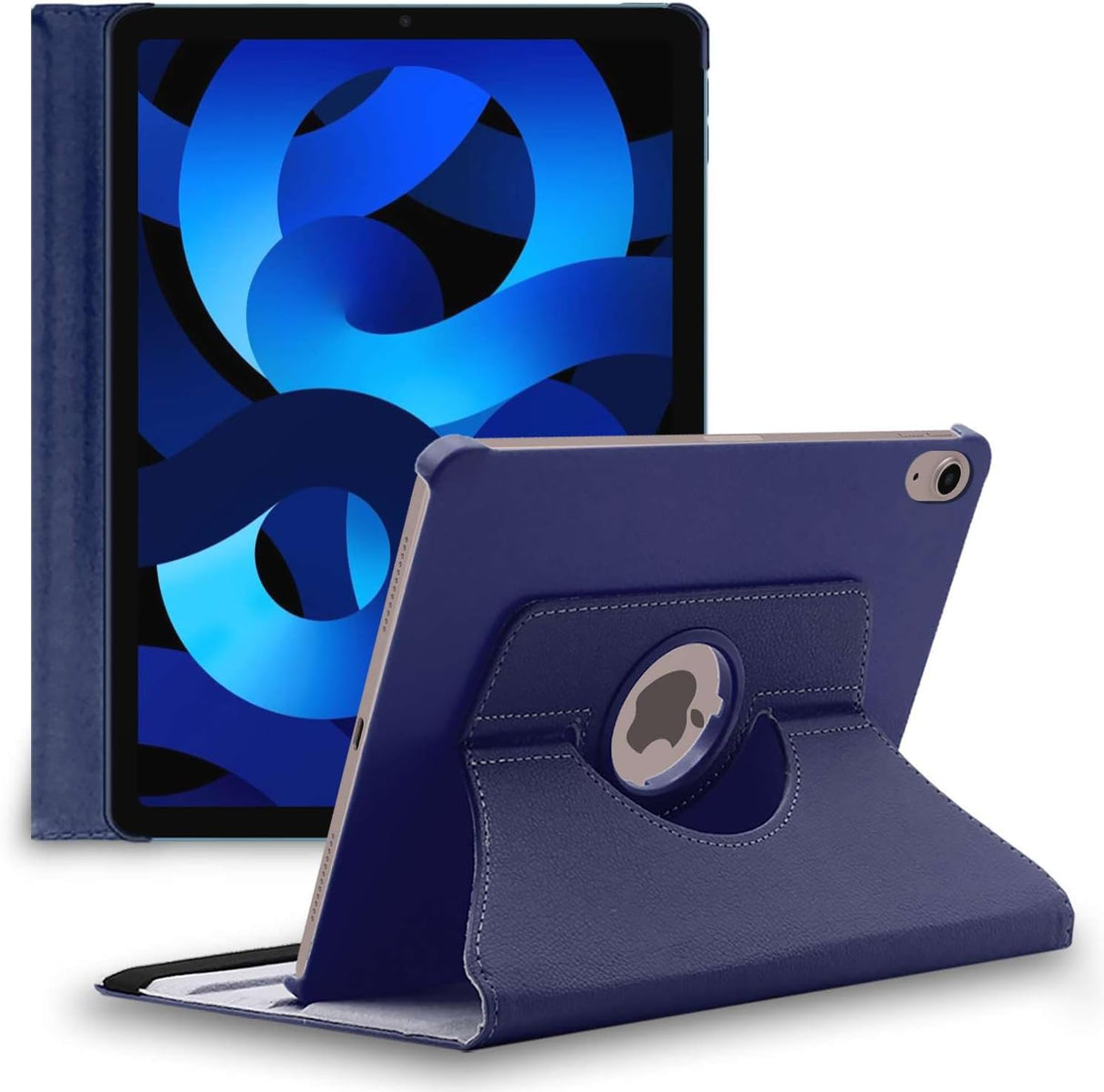 Capa Rotação 360 Tipo Livro Stand Case Rotating para Apple iPad Air 3 / Pro 10,5 / 10,2 2019 (Azul) - Multi4you®