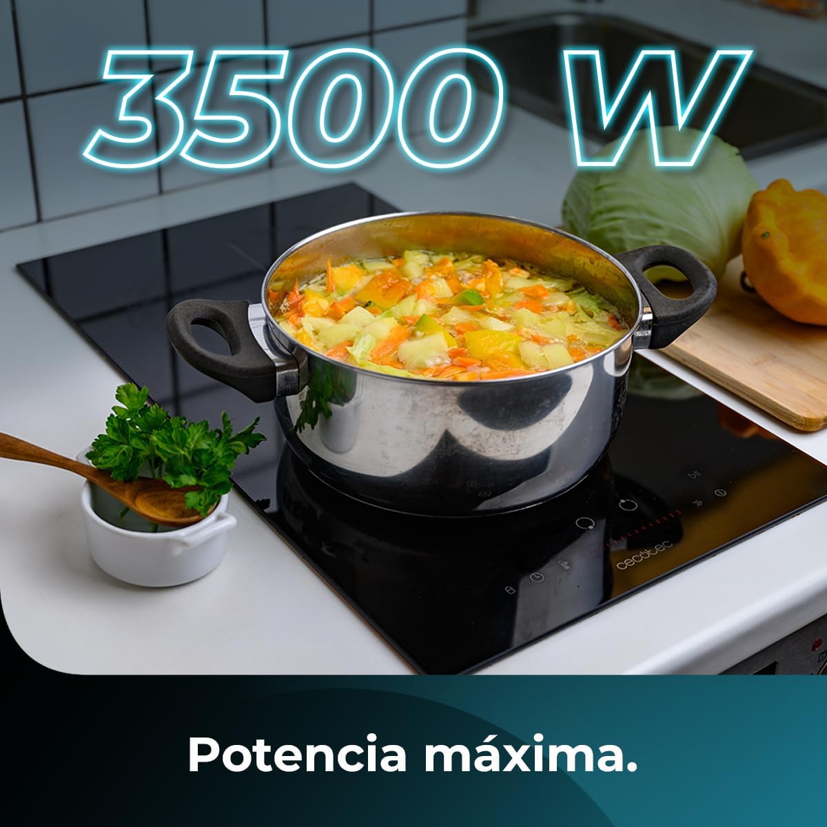 Cecotec Placa de indução 2 fogos Bolero Squad I 2100